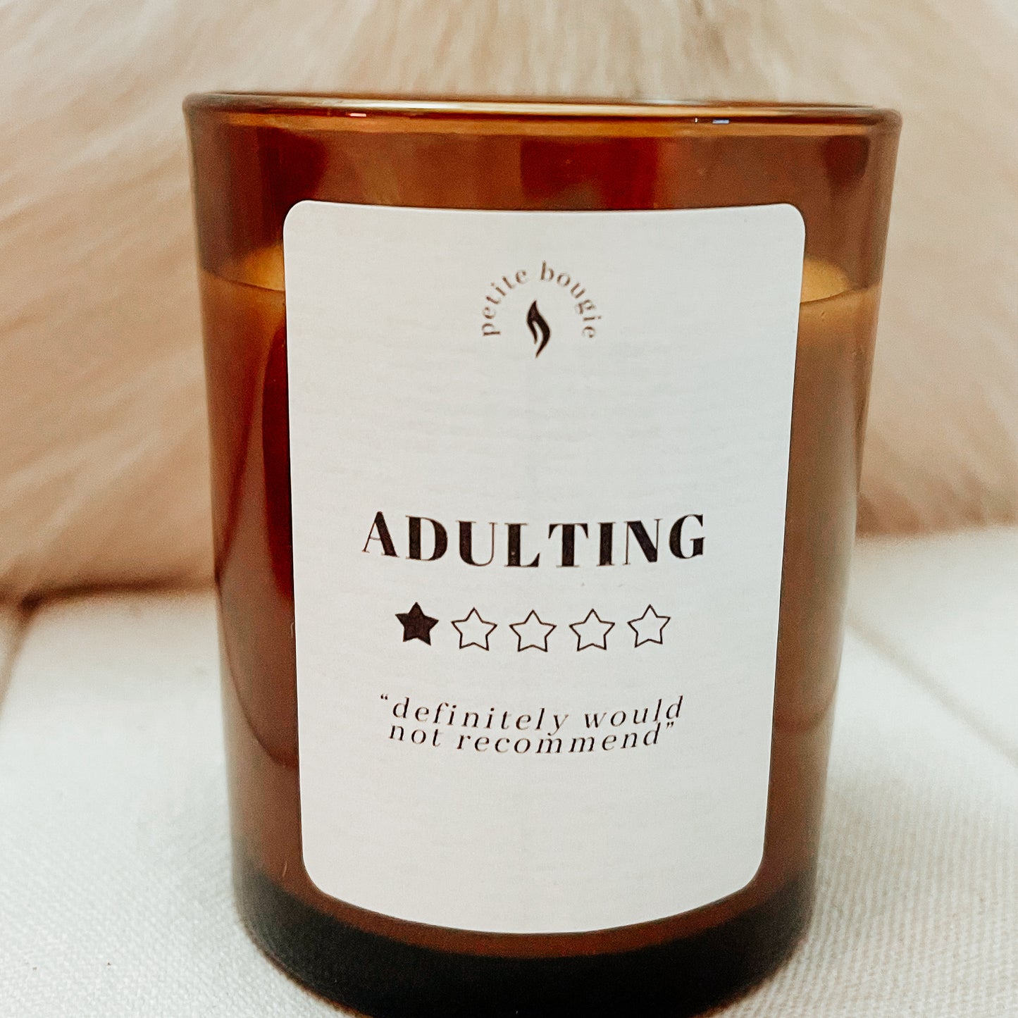 ADULTING - definitely would not recommend